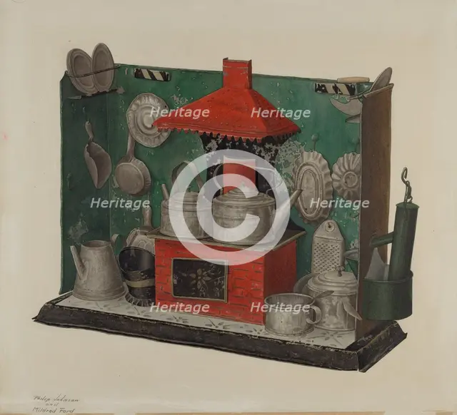 Toy Kitchen, 1935/1942. Creator: Philip Johnson.