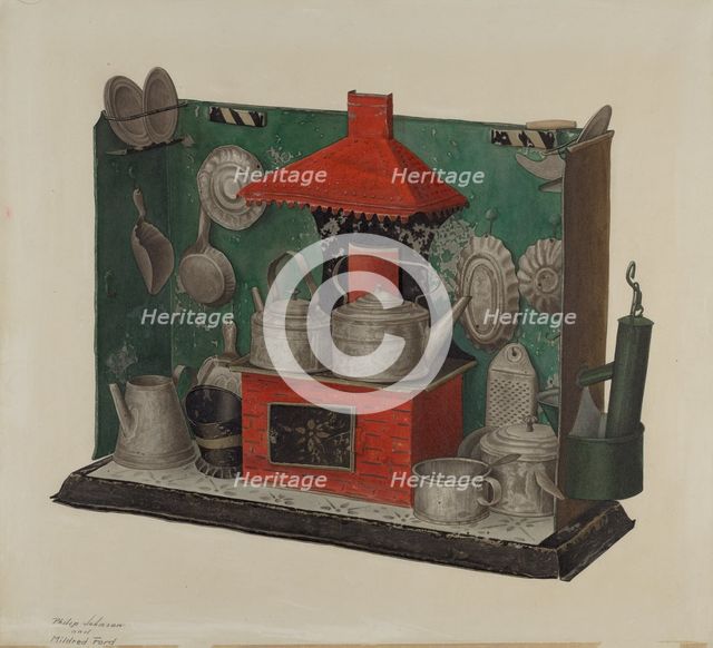 Toy Kitchen, 1935/1942. Creator: Philip Johnson.