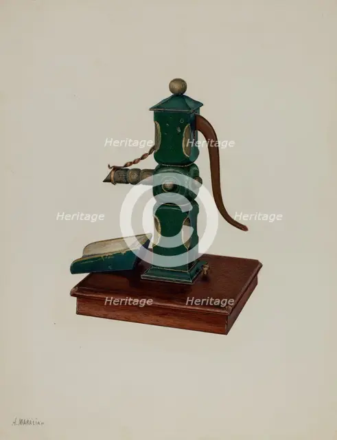 Toy Pump, 1935/1942. Creator: Arsen Maralian.