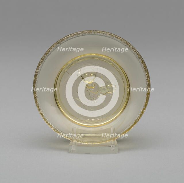 Toy plate, c. 1850. Creator: Unknown.