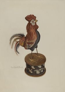 Toy Rooster, 1935/1942. Creator: Elmer R. Kottcamp