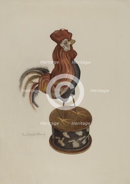 Toy Rooster, 1935/1942. Creator: Elmer R. Kottcamp.