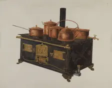 Toy Stove, 1935/1942. Creator: Einar Heiberg