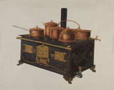 Toy Stove, 1935/1942. Creator: Einar Heiberg