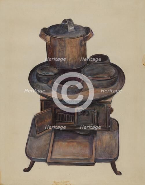 Toy Stove, 1935/1942. Creator: Mina Lowry.