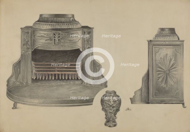 Toy Stove, c. 1938. Creator: Ralph Atkinson.