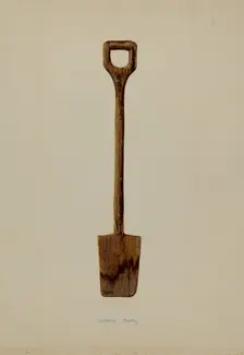 Toy Shovel, c. 1937. Creator: Eugene Bartz