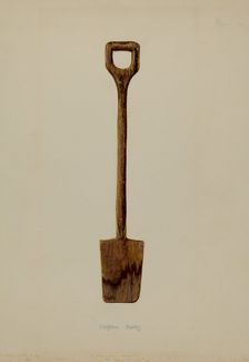 Toy Shovel, c. 1937. Creator: Eugene Bartz