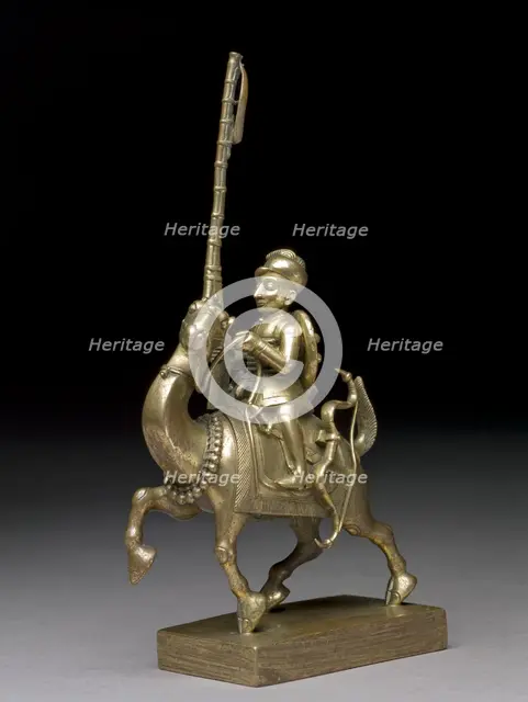 Toy soldier with camel and matchlock, 1790-1795. Artist: Unknown.