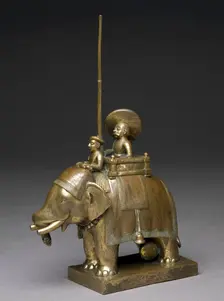 Toy soldier with elephant and driver, 1795