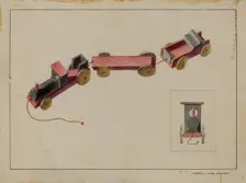 Toy Train, 1935/1942. Creator: Francis Law Durand