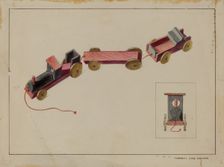 Toy Train, 1935/1942. Creator: Francis Law Durand