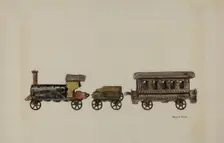 Toy Train, 1935/1942. Creator: George File