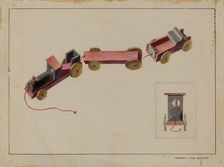 Toy Train, 1935/1942. Creator: Francis Law Durand