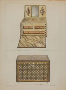 Toy Trunk, c. 1936. Creator: Edith Magnette
