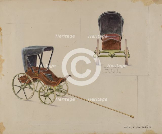 Toy Wagon, 1935/1942. Creator: Francis Law Durand.