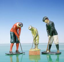 Toys with a golfing theme, c1927