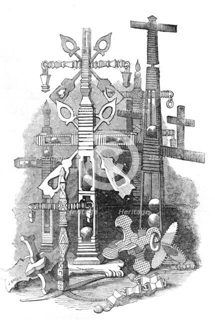 Toys made by Russian prisoners at Lewes, 1854. Creator: J Brown.