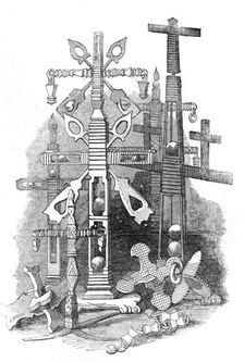 Toys made by Russian prisoners at Lewes, 1854. Creator: J Brown
