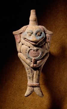 Toad Ocarina, between c.700 and c.900 AD. Creator: Unknown