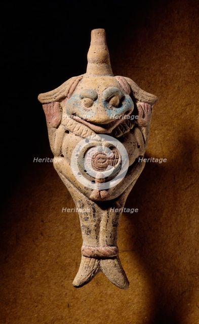Toad Ocarina, between c.700 and c.900 AD. Creator: Unknown.