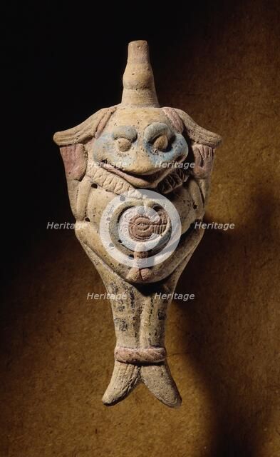 Toad Ocarina, between c.700 and c.900 AD. Creator: Unknown.