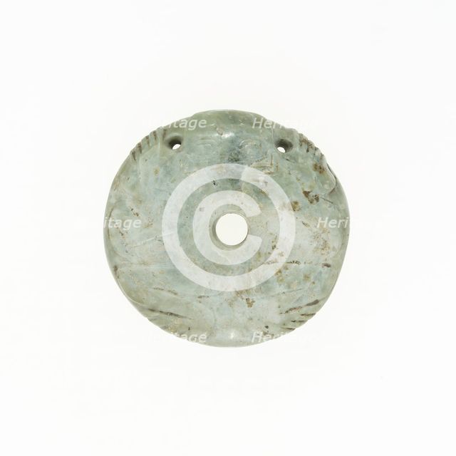 Toad Pendant, Shang or Western Zhou period, 13th/10th century B.C. Creator: Unknown.