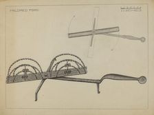 Toast Rack, c. 1936. Creator: Mildred Ford