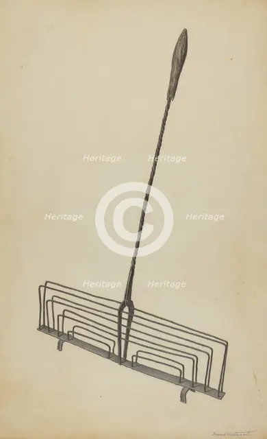 Toast Rack, c. 1938. Creator: Bernard Westmacott.