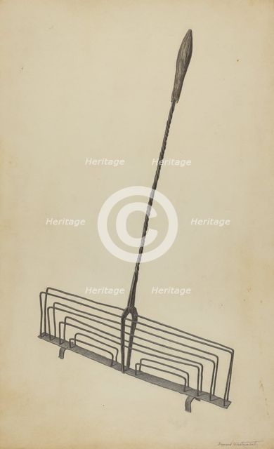 Toast Rack, c. 1938. Creator: Bernard Westmacott.
