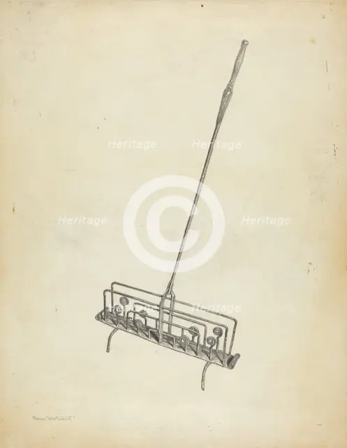 Toast Rack, c. 1938. Creator: Bernard Westmacott.