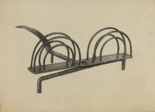 Toast Rack, c. 1938. Creator: Maurice Van Felix