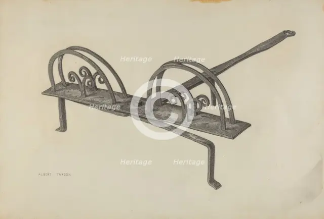 Toast Rack, c. 1939. Creator: Albert Taxson.