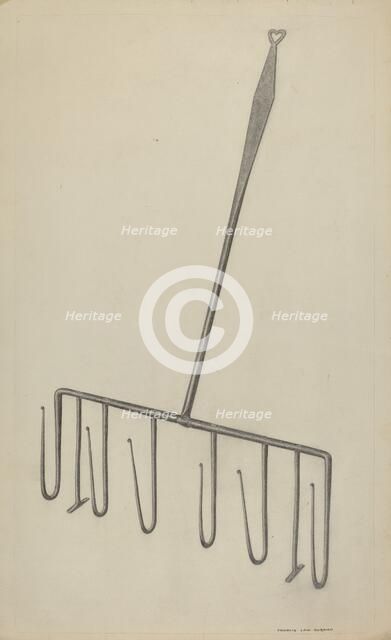 Toast Rack, c. 1939. Creator: Francis Law Durand.