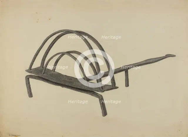 Toast Rack, c. 1939. Creator: Gordon Sanborn.