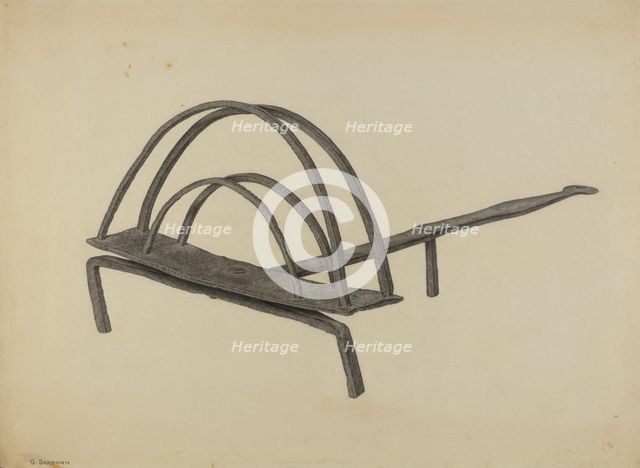 Toast Rack, c. 1939. Creator: Gordon Sanborn.