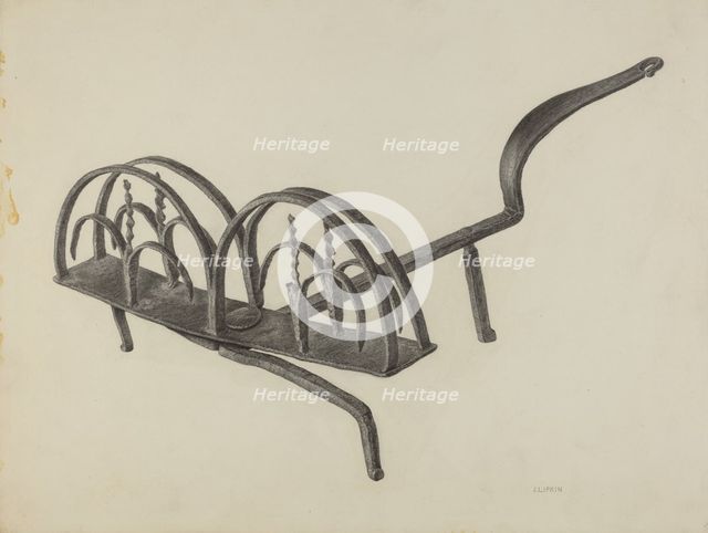 Toast Rack, c. 1939. Creator: Jacob Lipkin.