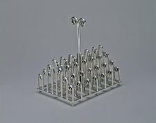 Toast Rack, Sheffield, c. 1880. Creator: Christopher Dresser