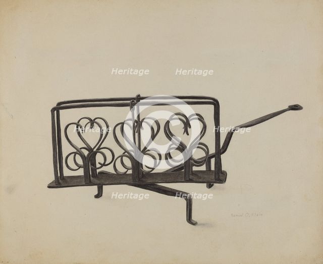 Toaster, c. 1936. Creator: Samuel O. Klein.