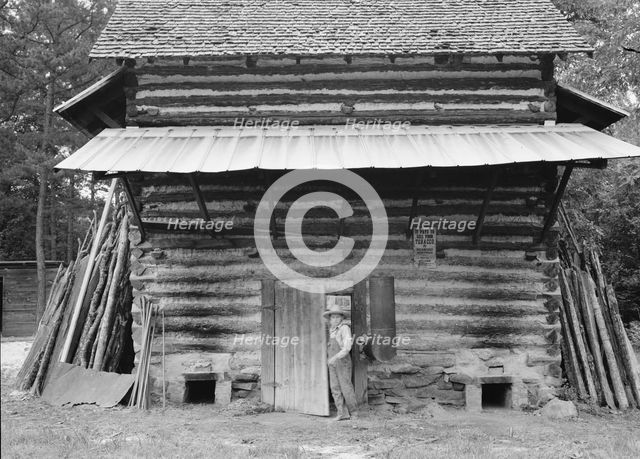 Tobacco barn, Person County, North Carolina, 1939. Creator: Dorothea Lange.