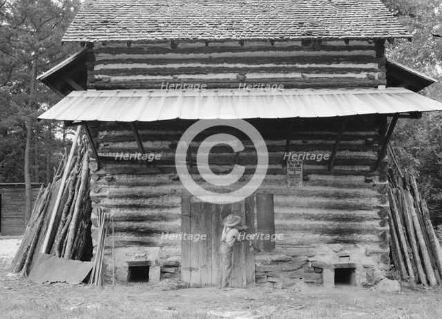Tobacco barn, Person County, North Carolina, 1939. Creator: Dorothea Lange.