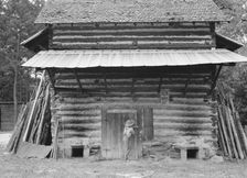 Tobacco barn, Person County, North Carolina, 1939. Creator: Dorothea Lange