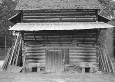 Tobacco barn, Person County, North Carolina, 1939. Creator: Dorothea Lange