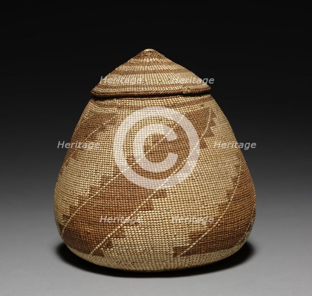 Tobacco Basket, c 1875- 1900. Creator: Unknown.
