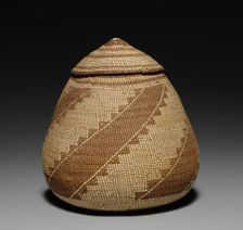 Tobacco Basket, c 1875- 1900. Creator: Unknown