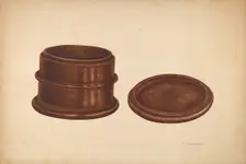 Tobacco Box, c. 1940. Creator: Paul Poffinbarger