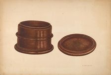 Tobacco Box, c. 1940. Creator: Paul Poffinbarger