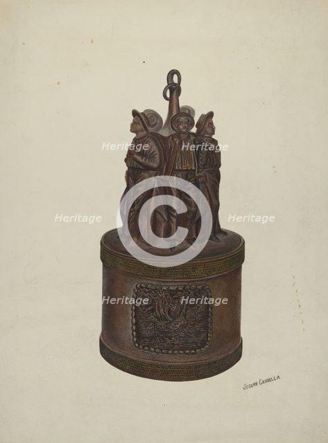 Tobacco Jar, 1935/1942. Creator: Joseph Cannella.