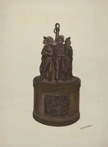 Tobacco Jar, 1935/1942. Creator: Joseph Cannella
