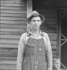 Tobacco sharecropper, Person County, North Carolina, 1939. Creator: Dorothea Lange